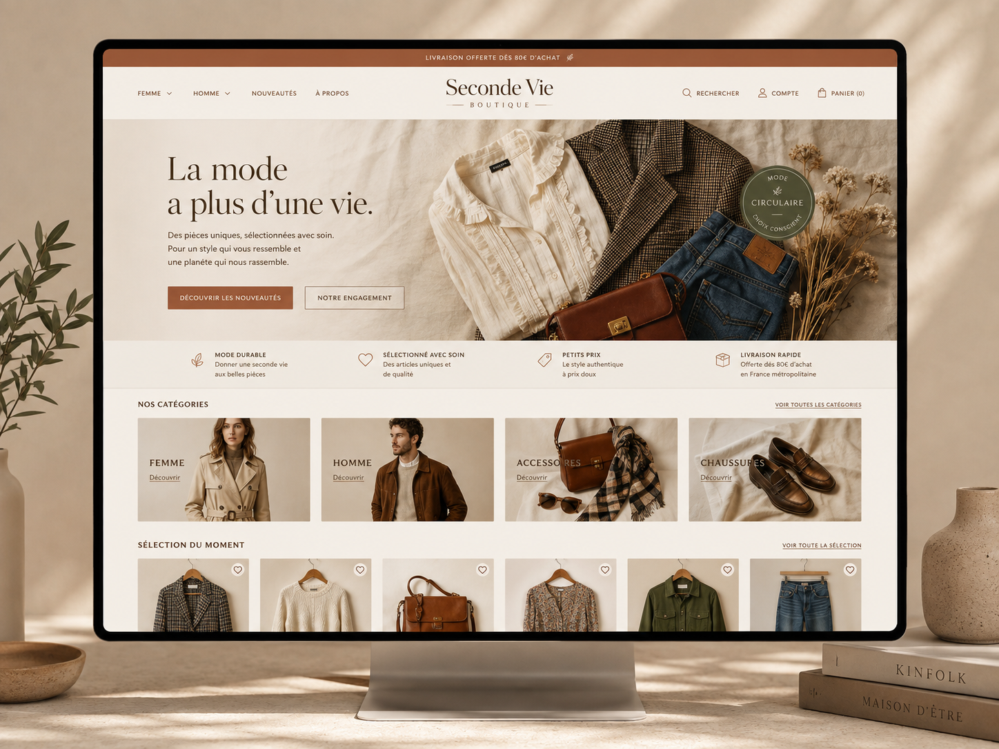 Création de boutique en ligne e-commerce Queen Solutions